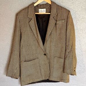 Vintage Houndstooth Blazer
